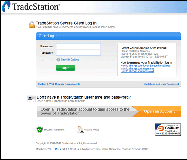 tradestation vs optionsxpress dvejetainis variantas